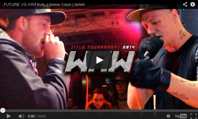 BRITHOPTV- [Battle Video] WAW Grime Clashes- Future (@futurehuddz) Vs Kritikal (@kritikalyork) [@wawgrimeclashes] - #Grim