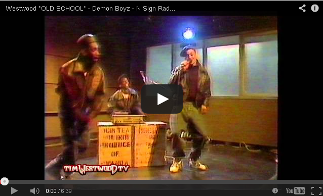 BRITHOPTV- [Old Skool Track Of The Day] Live performance – Demon Boyz – N Sign Radio, Night Network 1988 - #UKRap #UKHipHop